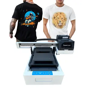 Inkjet large textile printer direct to garment A1 A2 size 6090 4060 xp600 head garment dtg printing machine