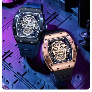 Skull Dial Series Automatic Mechanical Movement <b>Watch</b> for Men Luminous Sapphire Business <b>Watch</b> Limited Edition - Product Image 3
