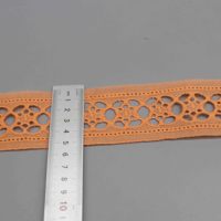 Dentelle brodée en coton écologique à motifs géométriques découpés, style traditionnel, pour manches de chemisier et robes d'été – Vente directe usine