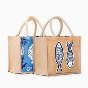 Sac fourre-tout en toile de jute naturelle personnalisé, grand format, écologique, réutilisable, pour les courses - Product Image 4