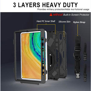 2020 nouveau 360 support rotatif dragonne ceinture d'épaule porte-crayon étui pour tablette pour <span class=keywords><strong>HUAWEI</strong></span> <span class=keywords><strong>MatePad</strong></span> <span class=keywords><strong>Pro</strong></span> 10.8 usine en gros - Product Image 6