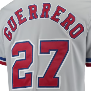 Vente en gros de maillots de <span class=keywords><strong>baseball</strong></span> cousus sur mesure respirants Options grande taille Montréalais 27 Vladimir Guerrero 45 Pedro Martinez - Product Image 5