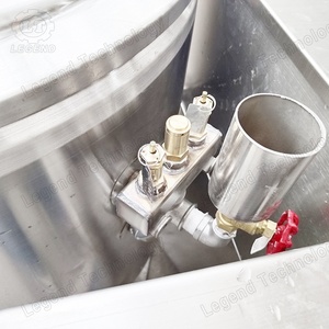 Marmita một hơi 200L Para sopa Y Salsa-calentamiento inddirecto por Agua/aceite, acero inoxidable - Product Image 5