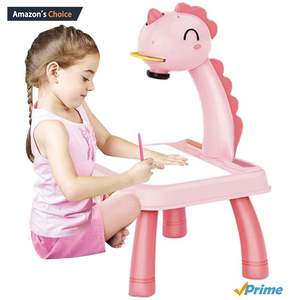 Toptan sıcak satış çocuk oyuncak projektör çizim kurulu masa boyama projektör yürümeye başlayan çocuk oyuncak eğitim çizim oyun seti - Product Image 1