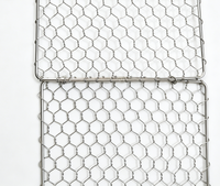 Panier de barbecue carré pliable portable en acier inoxydable soudé, filet de cuisson en maille métallique à long manche pour poisson