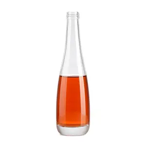 500ml chai thủy tinh siêu Flint Thủy Tinh Rượu chai Vodka kẹo cao su Brandy Bourbon với nút chai Stopper