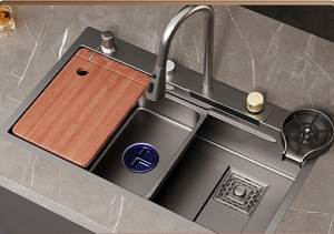 Fregadero de Cocina Empotrable de Acero Inoxidable con Reducción de Ruido, Resistente al Óxido y Fácil de Limpiar - Product Image 3