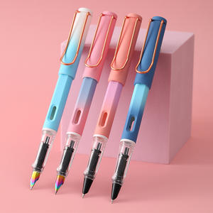 Набор роскошных перьевых ручек, персонализированные ручки, толщина письма 0,5 мм, для студентов, подарочная коробка для канцелярских и школьных принадлежностей - Product Image 1