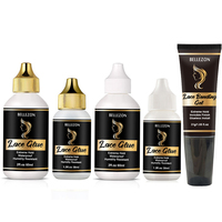 Bellezon Kit Perruque : Spray Fixateur, Adhésif pour Perruque en Dentelle, Dissolvant de Colle Capillaire, Gel Tresses, Cire Coiffante pour Perruques Lisses