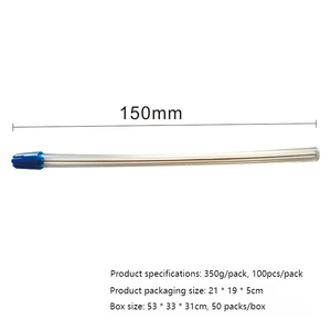 Eiettori di Saliva Dentali Monouso 100pz - Lega Antiruggine, Mantenimento della Forma a Lunga Durata, Punte di Aspirazione Flessibili per Igiene Orale - Product Image 2