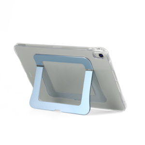 Funda Protectora Delgada y Transparente para iPad, con Soporte Metálico Plegable Integrado, Posiciones Ajustables para Escribir y Ver, Anti-Rayones - Product Image 1