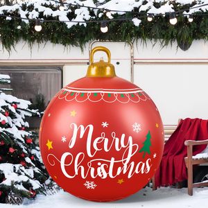 <b>LED</b> Light Christmas Decoration <b>Balls</b> Inflatable Outdoor Holiday Yard Decorations Hanging Ornament Xmas <b>Ball</b> Gift - Product Image 1