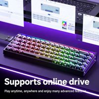 AULA HERO68 Wired Full Size Mechanical Gaming Keyboard PBT 8K Return Hot Swap 0.01mm RT Low Noise Custom E-Sports RGB for FPS
