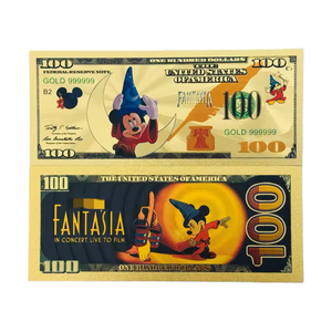 Billete <span class=keywords><strong>de</strong></span> Banco FANTASIA <span class=keywords><strong>de</strong></span> Doble Cara con 5 Modelos <span class=keywords><strong>de</strong></span> América 2026, Chapado en Oro <span class=keywords><strong>de</strong></span> 24K con Impresión Tipográfica para Regalos - Product Image 5
