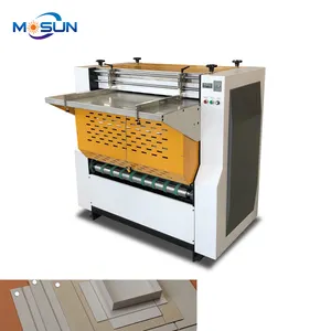 Machine de fabrication de boîte rigide rainurée en V de haute précision, Machine de rainurage Semi-automatique MSKC-1300M