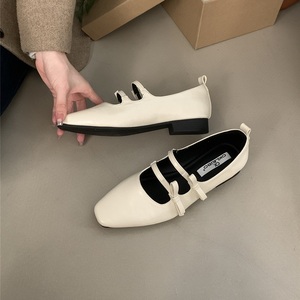 Nuevos Estilos 2025 de Sandalias Planas de Oficina con Hebilla y Punta Cuadrada para Mujer, Ideales para el Verano - Product Image 5