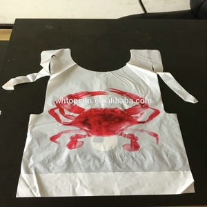 De alta calidad de restaurante de un solo uso delantal de plástico Baberos <span class=keywords><strong>para</strong></span> adultos - Product Image 3