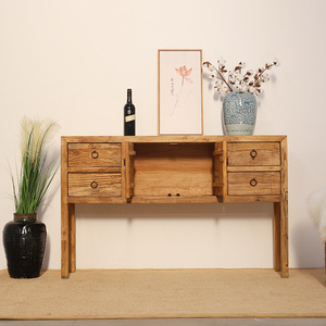 Vitrina china de madera de olmo <span class=keywords><strong>antiguo</strong></span> para sala de estar <span class=keywords><strong>Armario</strong></span> de zapatos <span class=keywords><strong>Armario</strong></span> de almacenamiento de llaves - Product Image 3