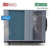 Multi-kamer warmtepomp fruitdroger met onafhankelijke zonebesturing voor het drogen van gemengd fruit, 300 kg, roestvrij staal, energiezuinig, Europees model
