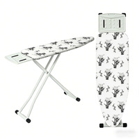 Table à repasser commerciale rotative en acier inoxydable pour hôtel, pliable, avec aspiration à vapeur et rangement intégré