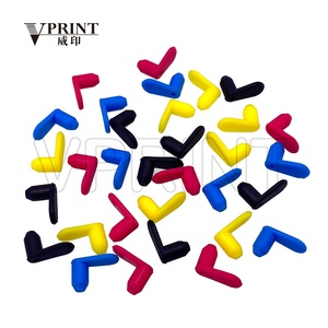 Compatible et NOUVEAU Bouchon d'étanchéité en caoutchouc 4 couleurs pour Brother Canon <span class=keywords><strong>Epson</strong></span> HP Bouchon de <span class=keywords><strong>cartouche</strong></span> d'encre rechargeable 4mm - Product Image 1