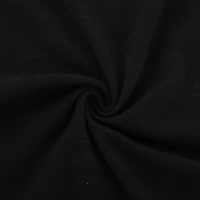 Chemise à manches courtes à col en V noir pour femmes en laine mérinos résistante aux odeurs pour les randonnées et les promenades sur la plage