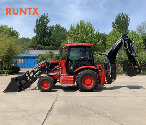 Retroexcavatrice RUNTX 4x4 de 2,5 tonnes avec excavateur arrière télescopique personnalisé - Product Image 2