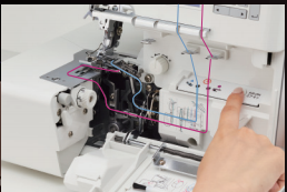 Máquina Overlock de 2/3/4 Hilos Serie MO-3000 Nueva y Original con Puntada de Cobertura y Puntada de Cadena - Product Image 5