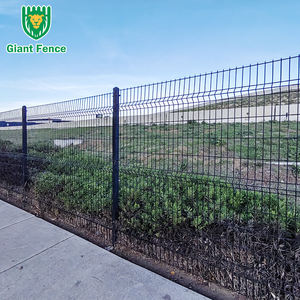 Vente flash - Panneau de clôture en grillage métallique galvanisé 3D incurvé, revêtu de PVC, prix avantageux pour le jardin - Product Image 4