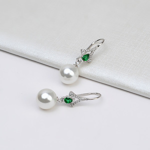 Pendientes de Perlas para Mujer S925 con Borla Larga, Colgante en Forma de Flor Dorada, Accesorios Elegantes 895 - Product Image 2