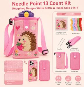 Kit DIY de broderie <span class=keywords><strong>pour</strong></span> étui de tasse en forme de grenouille, ensemble d'accessoires de broderie, fournitures d'artisanat <span class=keywords><strong>pour</strong></span> la création de cadeaux créatifs - Product Image 5