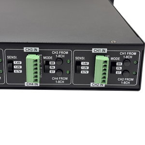 Amplificateur de sonorisation DEKEN DA-8350 8 canaux 8x350W Classe D Stéréo 1U 8 Ohms Amplificateur de puissance professionnel pour haut-parleur - Product Image 3