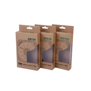 custom packaging clear window hanging tab for electronic product paper phone case boxes gift