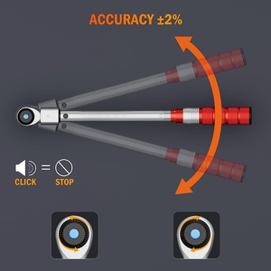 Hướng dẫn sử dụng bán buôn mô-men xoắn xe đạp công cụ sửa chữa thiết lập siêu mô-men xoắn mini Bộ cờ lê với hoán đổi cho nhau hàm & Ratchet đầu - Product Image 5