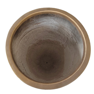 Macetas doradas de cemento, grandes y altas, superventas de fábrica - Product Image 3