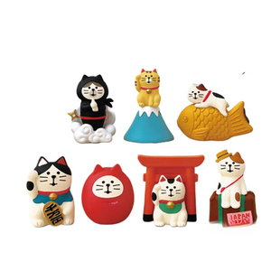Figurines de style japonais Qingh, Zone touristique, Boîtes mystères tendance Zakka, Décoration de scène, Artisanat en résine, Miniatures - Product Image 3