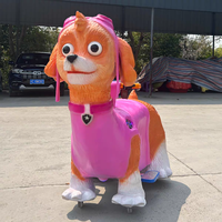 Chat gris à jetons animaux qui marchent intérieur enfants course Arcade Machine simulateur Arcade Ame Machine