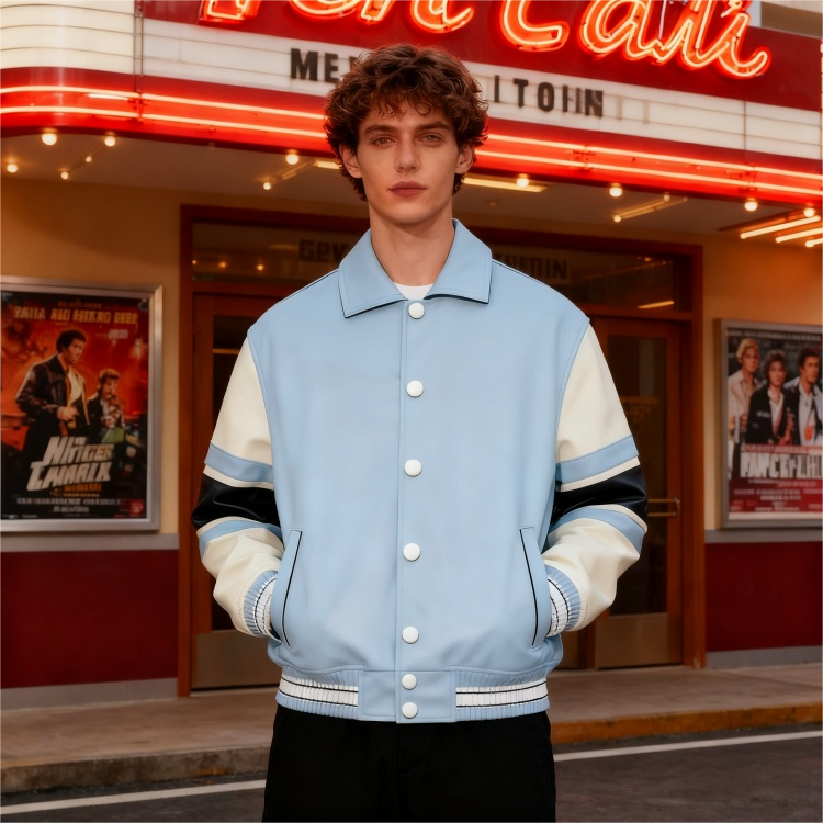 YUJIA LOW MOQ Custom Letterman Mens