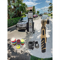 AE Auto Detailing 2500-6000 tr/min RO DA Pulidora Mini Polisseuse de voiture sans fil Nano Polisseuse 80W 1,5 pouce/2 pouces Pad Garantie 1 an