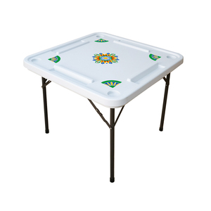 Table de jeu de dominos EASTOMMY en plastique moulé par soufflage, table de jeu de dominos en plastique moulé - Product Image 1