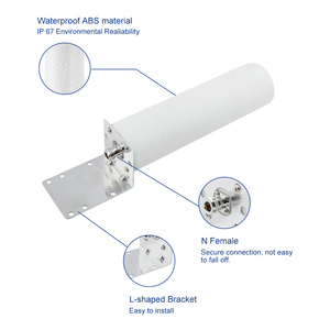 Tầ<span class=keywords><strong>m</strong></span> Xa 700-2700Mhz 4G LTE ăng ten ngoài trời Omni định hướng Wi-Fi MIMO cho hotspot 360 ° bảo hiể<span class=keywords><strong>m</strong></span> với phân cực Dọc - Product Image 2