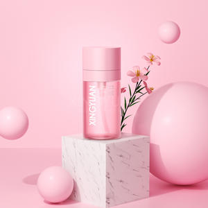 Flacon de sérum facial rose personnalisé, 150 ml, 200 ml, 300 ml, emballage cosmétique, flacons de lotion pour soins de la peau en plastique vides avec pompe - Product Image 4