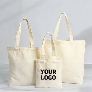 Bolsas de Compras Rosas Impresas al por Mayor para Mujer, Bolsas de Regalo Personalizadas de Lona de Colores - Product Image 1