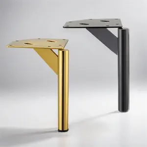 Aksesoris Perangkat Keras Logam 15cm untuk Kaki Meja Kopi, Sofa, Tempat Tidur, Kursi, Lemari, Meja Rias-Model D0081 Cina Daratan - Product Image 5