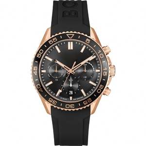 Reloj cronógrafo resistente al agua de lujo para hombre, caja de acero inoxidable con cristal de zafiro, luminoso - Product Image 1