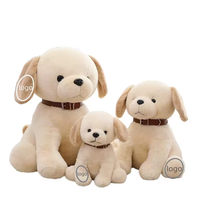 Jouet en peluche personnalisé poupée en peluche Labrador jouet en peluche mignon créatif poupée en peluche logo personnalisé étiquette d'emballage étiquette volante - Product Image 1