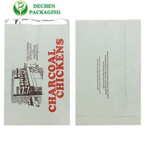 Fries Lined Food Paper Bag With Aluminum Foil
