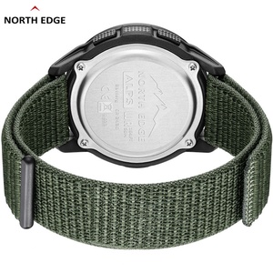 NORTH EDGE ALPS Men's Carbon Fiber <b>Watch</b> Shock Sports Super Light Outdoor <b>Compass</b> Waterproof 50M Wristwatches - Product Image 3