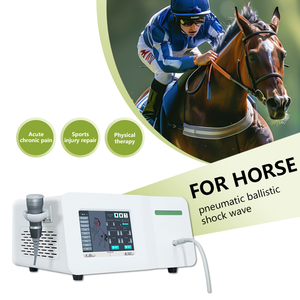 Appareil de thérapie par ondes de choc ESWT haute puissance <span class=keywords><strong>2</strong></span> en 1, 10 bars, combinant un appareil de physiothérapie à ultrasons, portable, pour le soulagement de la douleur chez le cheval - Product Image 4