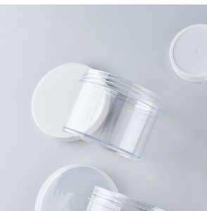 Contenedor de barro de cristal vacío de 120ml y 200Ml al por mayor, tarro de plástico transparente de boca ancha, contenedor de almacenamiento de limo PS con tapa blanca - Product Image 5